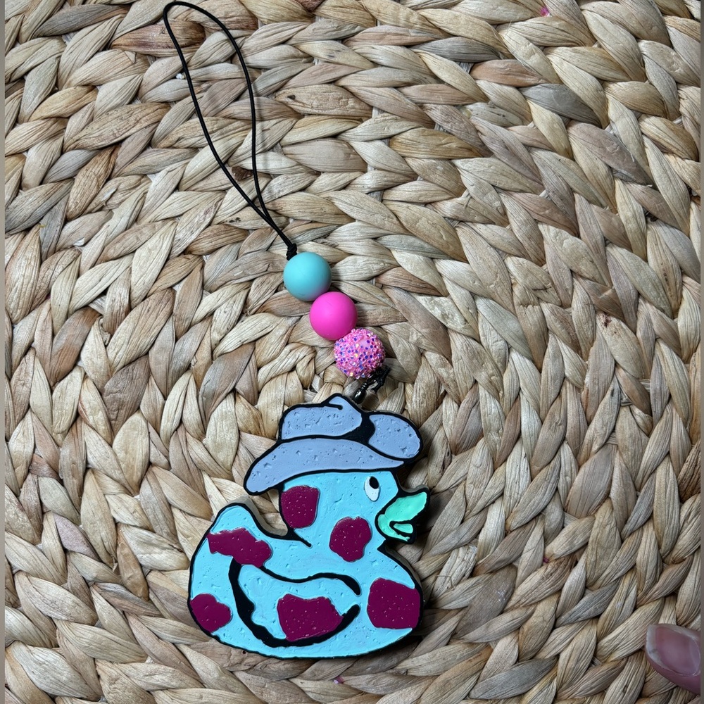 Cowboy/Cowgirl Duck Car Freshie| Long lasting VS Bombshell Scent| Handmade Gift